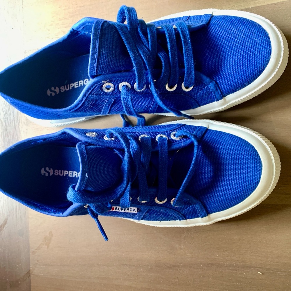 Blue Superga
